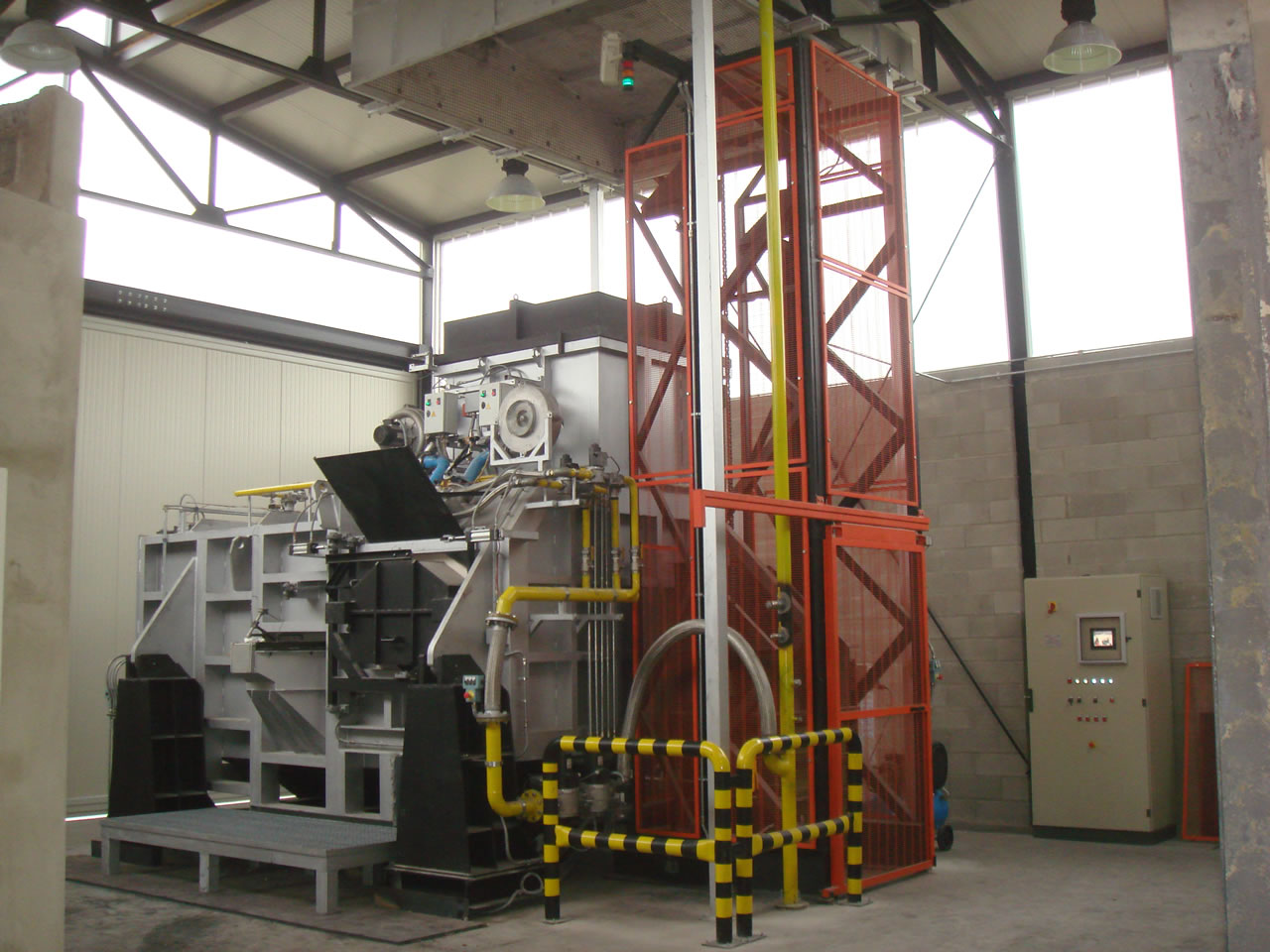 Forno a bacino rovesciabile